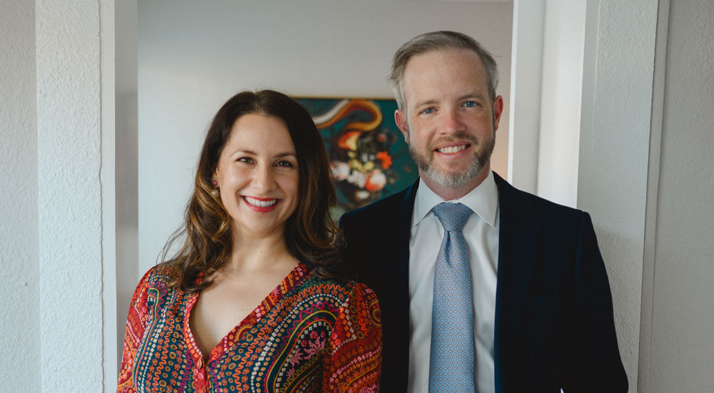 Elisa Jarrin and Neal Stanifer