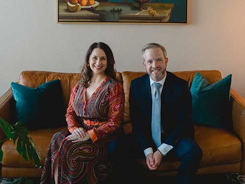Elisa Jarrin and Neal Stanifer
